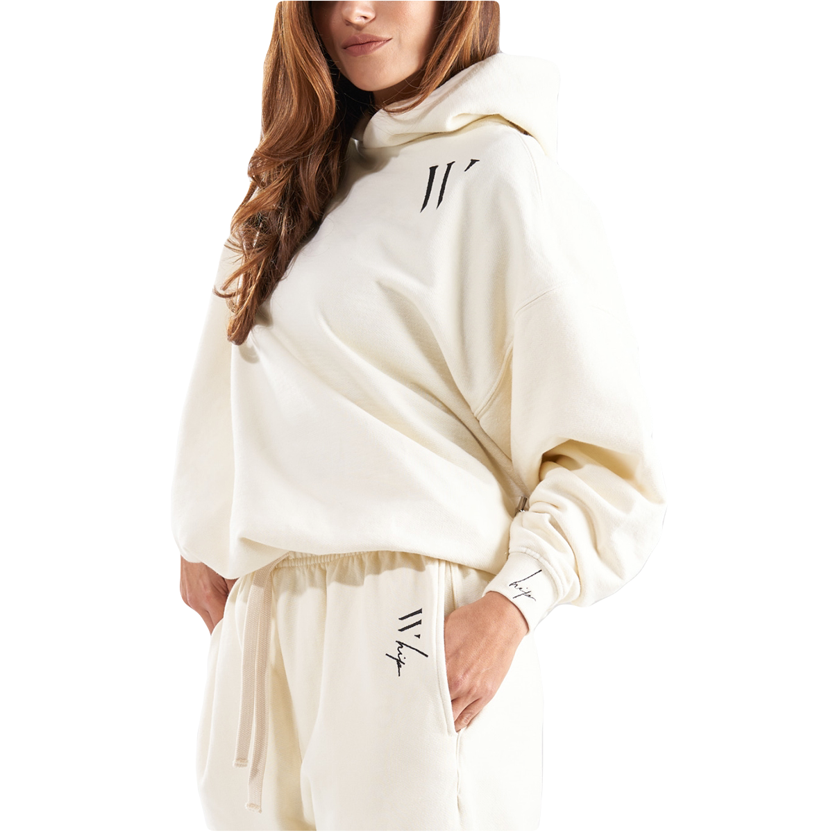 Ivory oversize hoodie