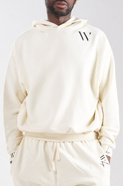 Ivory oversize hoodie