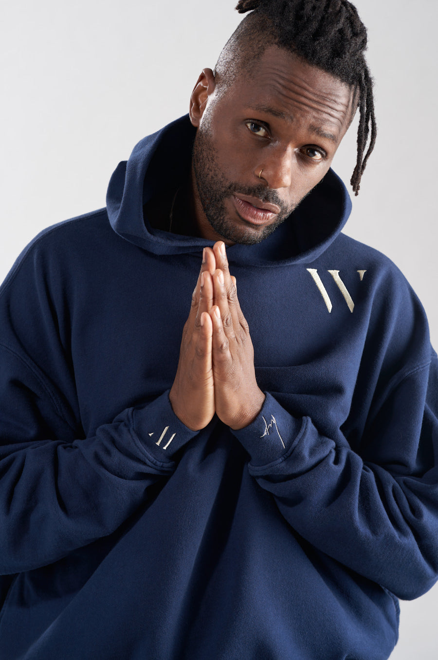 Navy oversize hoodie